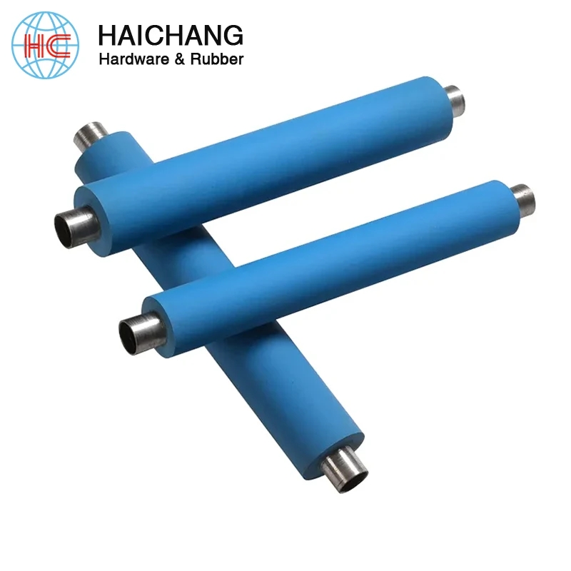 Quais são as vantagens dos rolos revestidos de silicone?